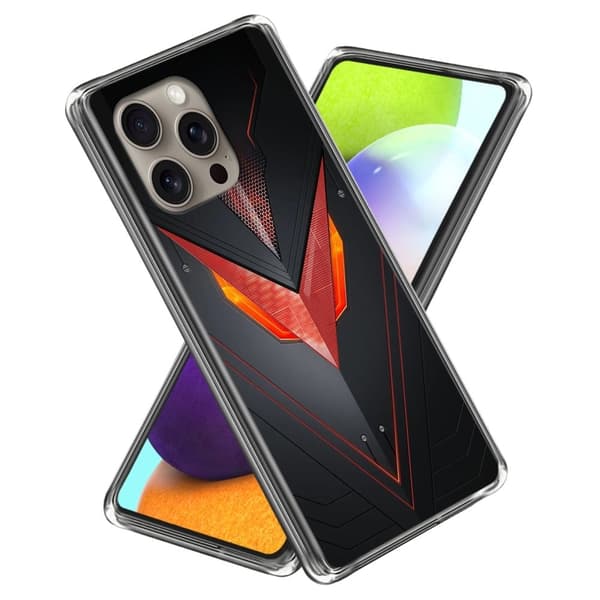 Vibe iPhone 16 Pro Max -kansi - Tyyli J Red