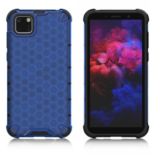 Bofink Honeycomb Huawei Y5p deksel - Blå Blue