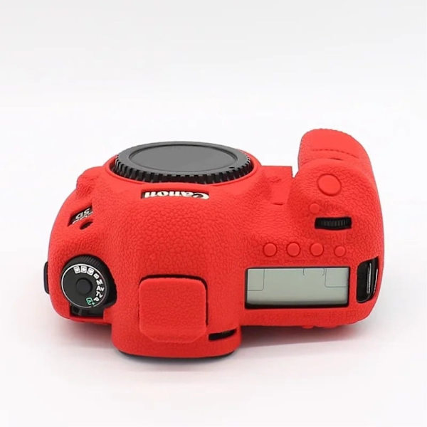Canon EOS 5D Mark III / 5DS / 5DRS silikonisuojus - Punainen Red