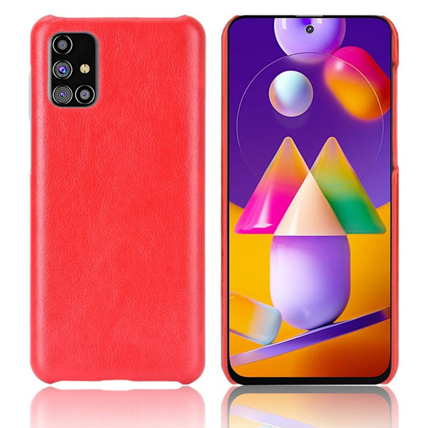 Croco Samsung Galaxy M31s kotelot - Punainen Red