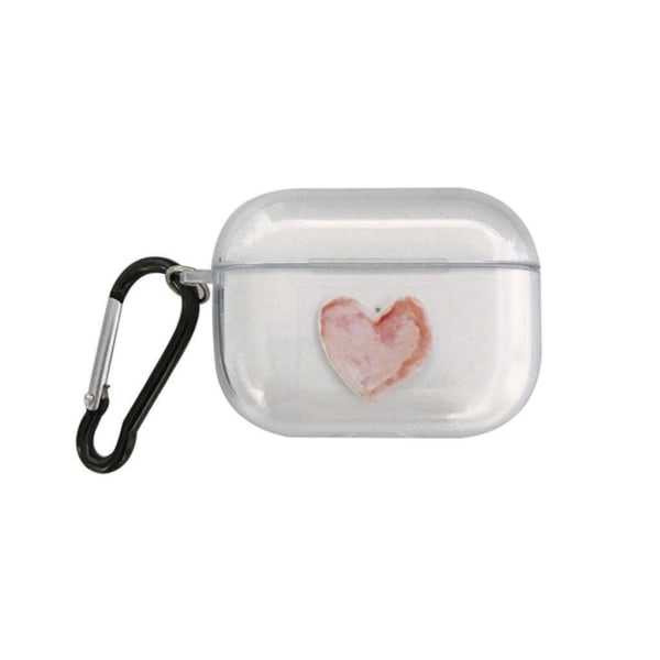 AirPods Pro durable clear pattern case - Heart Rosa