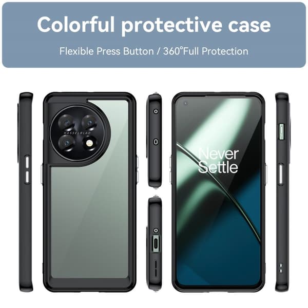 OnePlus 11 smart akryldeksel - Svart Black