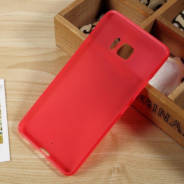 HTC U Ultra stilrent og holdbart silikonecover - Rød Red