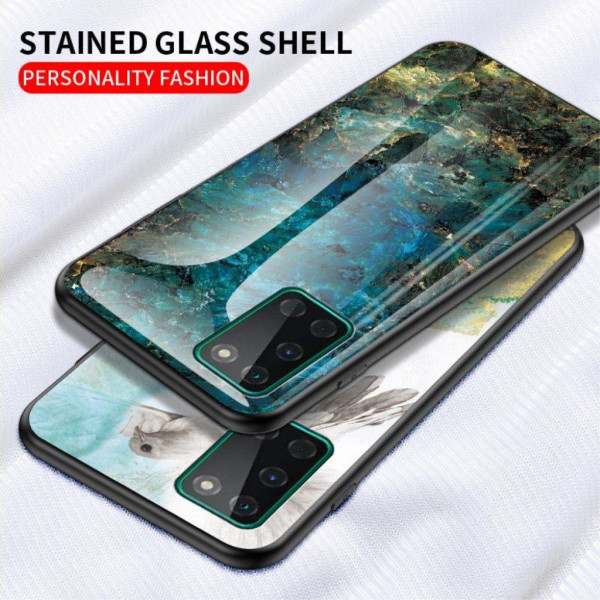 Fantasy marmor OnePlus 8T cover - smaragd Green