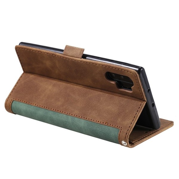 Suburbian läder Samsung Galaxy Note 10 Plus fodral - Grön Grön