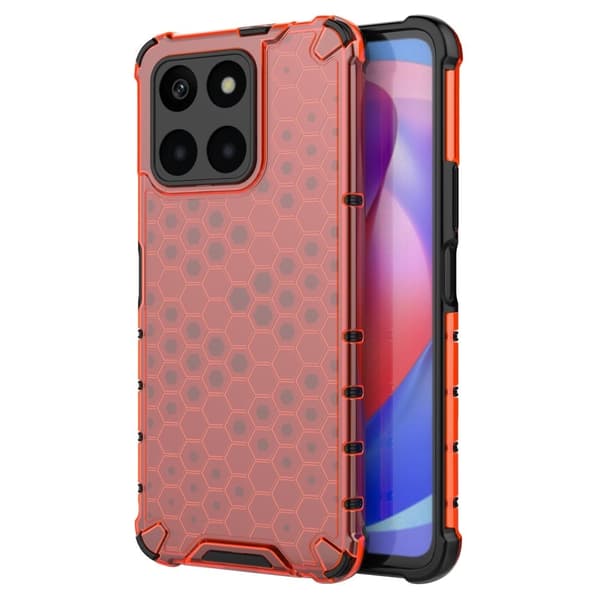 Bofink Honeycomb Honor X6a Etui - Rød Red
