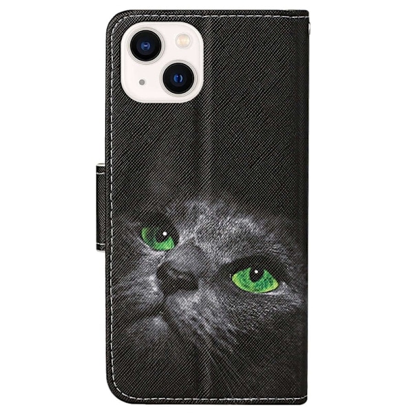 Wonderland iPhone 14 Plus flip etui - Kat Black