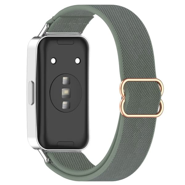 Klockarmband Huawei Band 10 NFC / 10 / 9 NFC / 9 / 8 NFC / 8 Nylon Elastisk Flätad Rem - Grön Grön