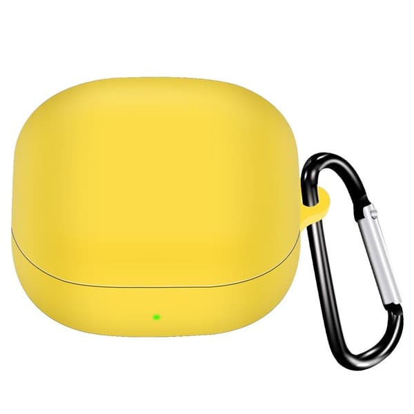 Samsung Galaxy Buds2 Pro / Buds Pro / Live enkelt silikondeksel med spenne - Gul Yellow