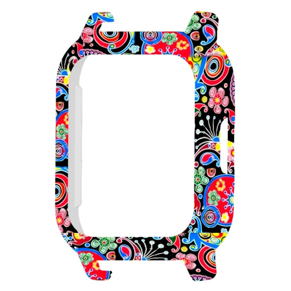 Haylou Solar LS02 Watch Protective Case Pattern Printed Slim-Fit Frame Cover - Påfuglehale Multicolor