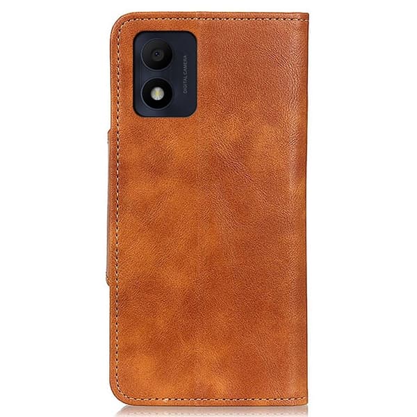 Alpha Alcatel 1B (2022) flip etui i lær - Brun Brown