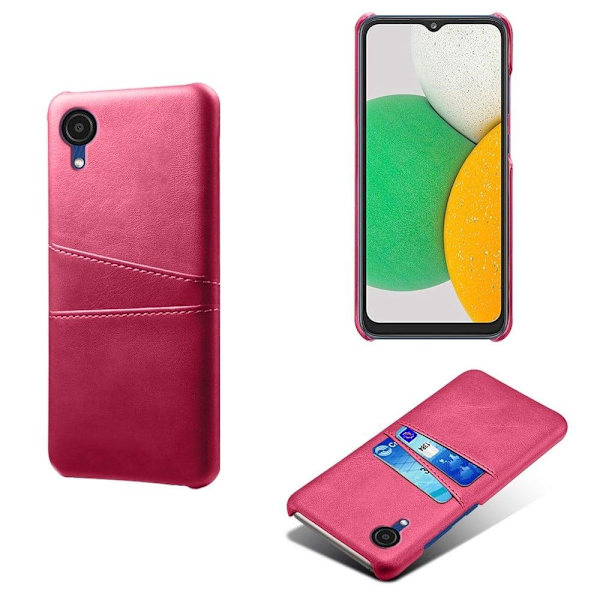 Samsung Galaxy A23e skal med korthållare - Rosa Rosa