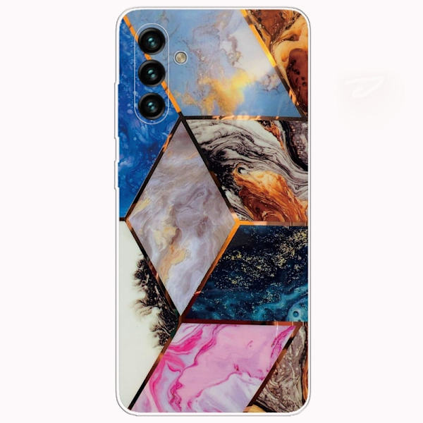 Marble Samsung Galaxy A13 5G Etui - Vibrant Marmor Diamant Multicolor