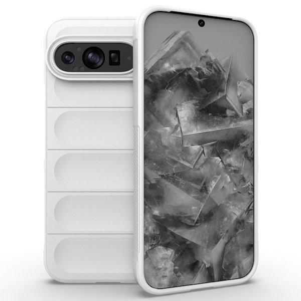 Blødt grebsformet Google Pixel 9 Pro XL cover - Hvid White