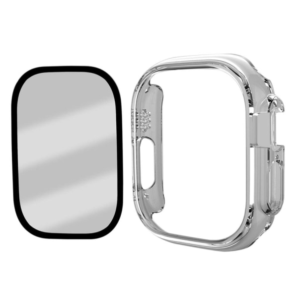 Apple Watch Ultra cover with tempered glass screen protector - T Transparent