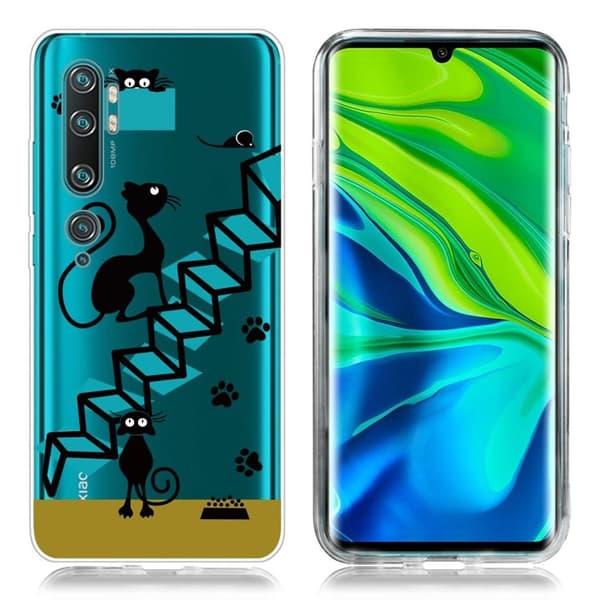Deco Xiaomi Mi CC9 Pro / Mi Note 10 cover - Fodaftryk Black