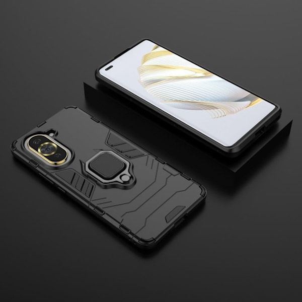 Rengassuojakotelo - Huawei nova 10 Pro - Musta Black