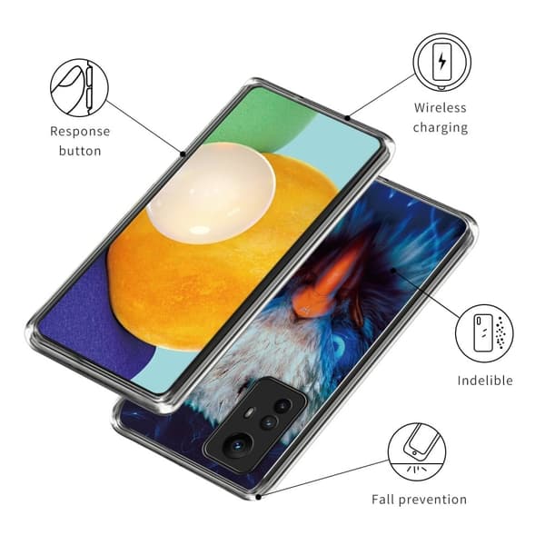 Deco Xiaomi Redmi Note 12S deksel - Falk Blue