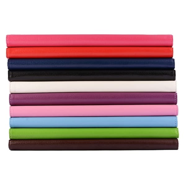 Lychee Texture Folio Stand Läder Smart Case iPad Air 2 - Ros Rosa