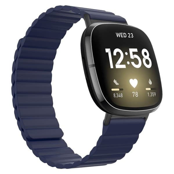 Fitbit Sense / Versa 3 klockarmband i silikon - Blå Blå