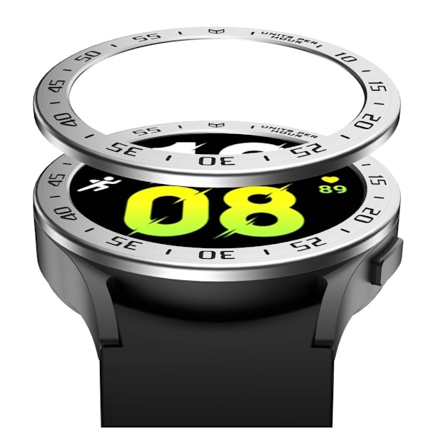 Samsung Galaxy Watch 5 (44mm) styling-urkrans - Sølv / Sort Silver grey