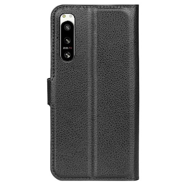 Klassisk Sony Xperia 5 Iv Flip Etui - Sort Black