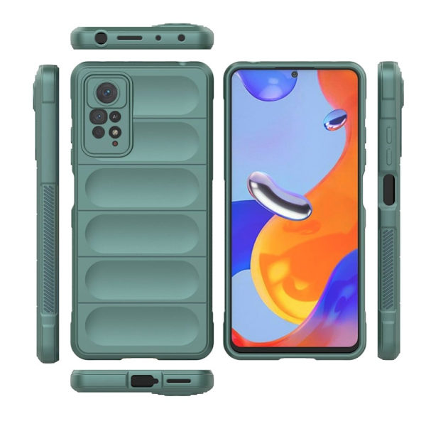 Mjukt greppformat Xiaomi Redmi Note 11 Pro 5G / Xiaomi Redmi Note 11 Pro skal - Grön Grön