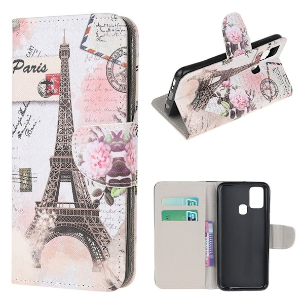 wonderland OnePlus Nord N100 flip etui - tårn Multicolor