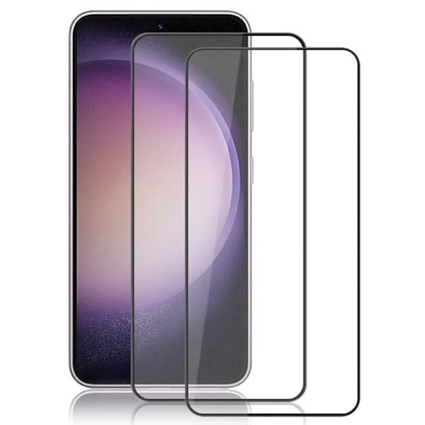 2 kpl AMORUS erittäin vahva lasinen näytönsuoja Samsung Galaxy S24 Transparent