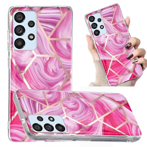 Marble Samsung Galaxy A53 5G Suojakotelo - Red Rhombus Red