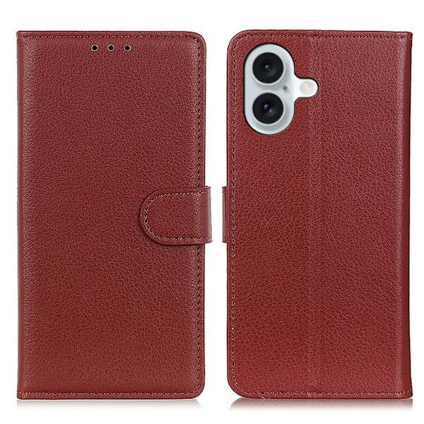 Classic iPhone 16 fodral - Brun Brun