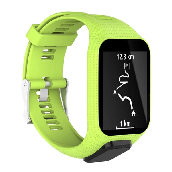 TomTom Runner/Spark/Adventurer 2/3 Klockband med justerbar längd - Lime grön Grön