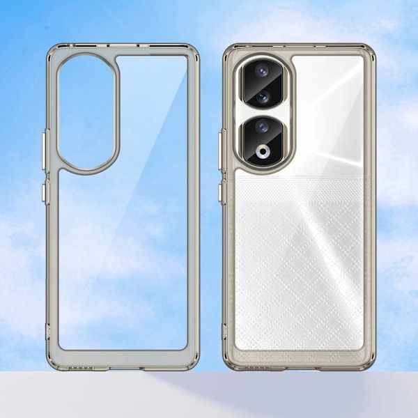 Honor 90 Pro smart telefonskal i akryl - Transparent Grå Silvergrå