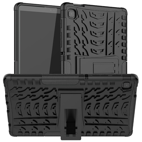Dækmønster kickstand-etui til Samsung Galaxy Tab A7 Lite - Sort Black