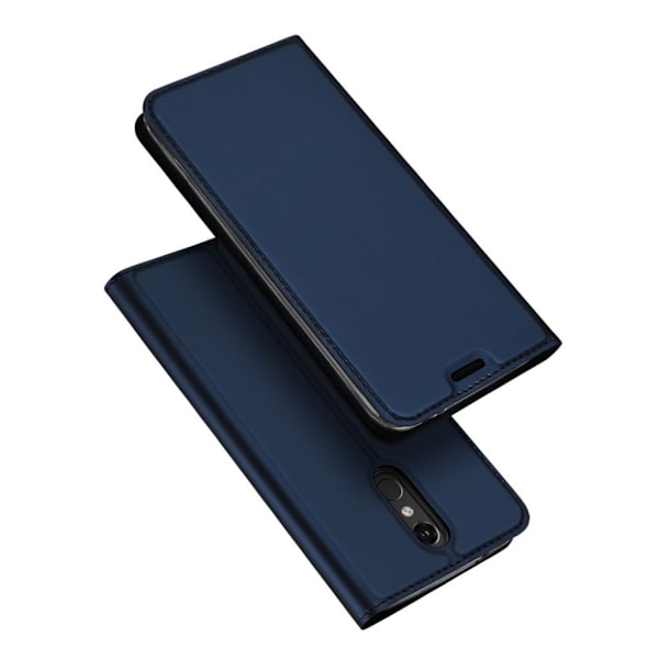 DUX DUCIS Skin Pro Series LG K8 (2018) mobiletui i kunstlæder med super blød overflade - Mørkeblå Blue