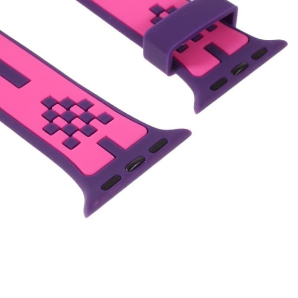 Apple Watch 42mm - 44mm TGVI'S silicone watch strap - Rose Rosa