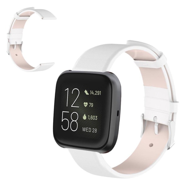 Fitbit Versa / Versa 2 / Versa Lite hållbar klockarmband - vit Vit