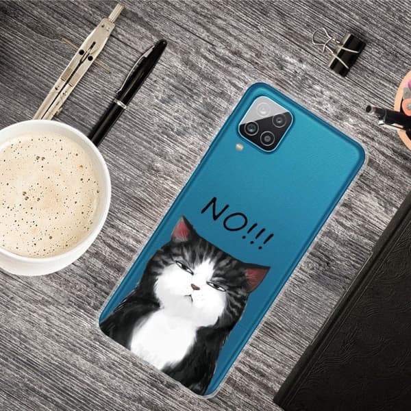 Deco Samsung Galaxy A12 5G skal - Arg Katt Svart