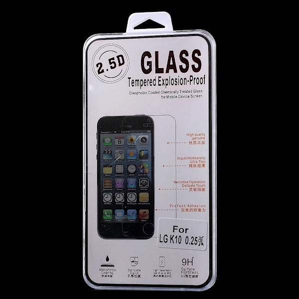 Skärmskydd i Härdat Glas för LG K10 Transparent