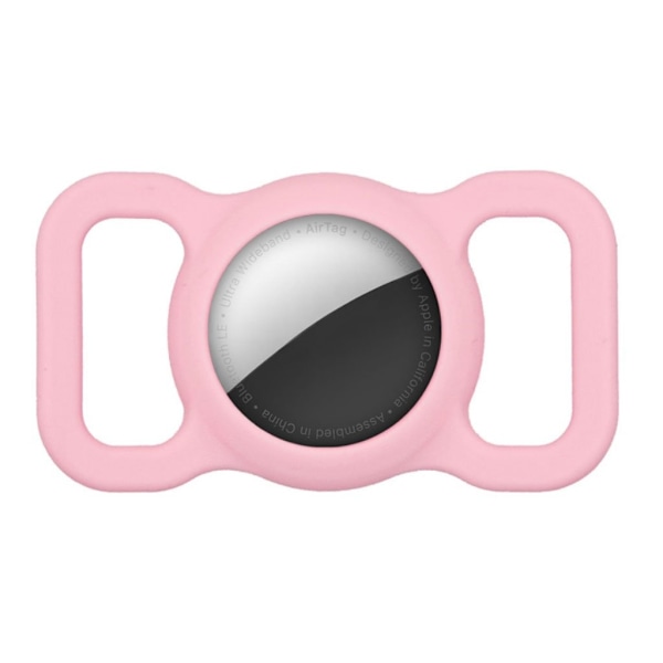 AirTags skyddande silikonöverdrag - Rosa Rosa