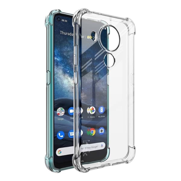 IMAK Airbag Cover til Nokia 5.4 - Transparent Transparent