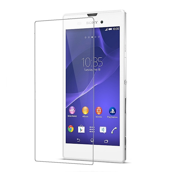 Sony Xperia T3 Näytönsuoja - Karkaistu Lasi Transparent