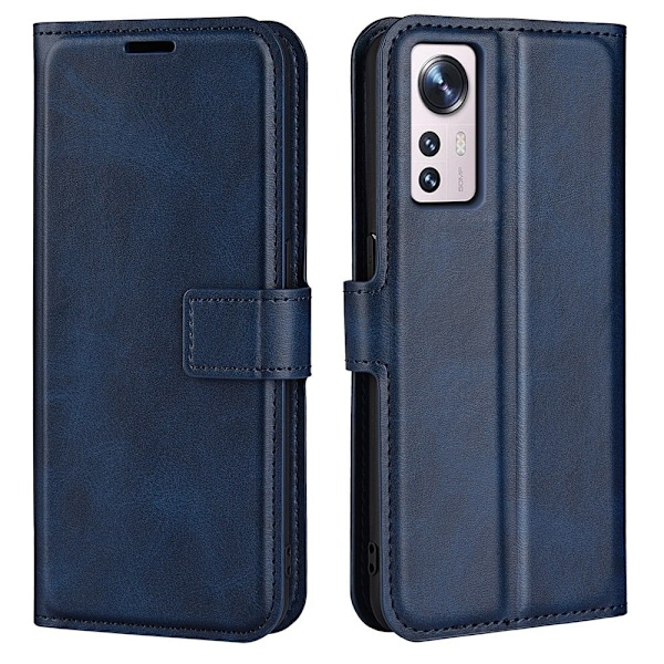 Xiaomi 12 Lite nahkainen lompakokkotelo - Sininen Blue