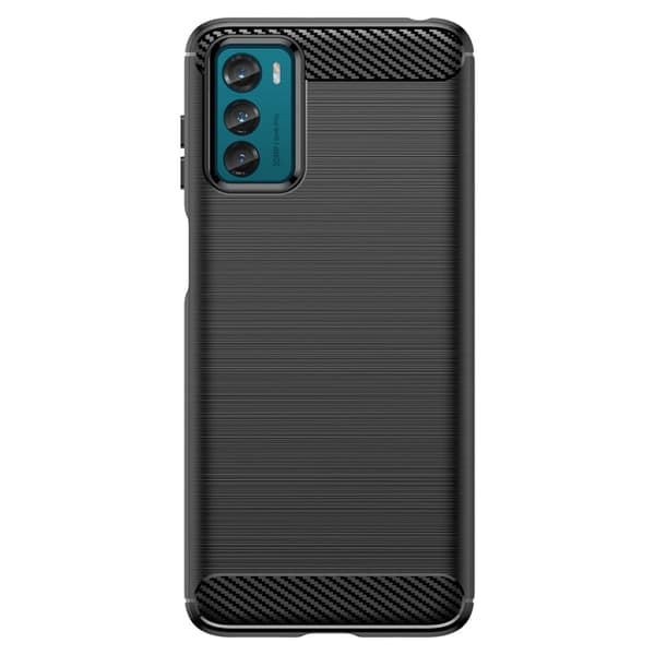 Carbon Flex Etui Motorola Moto G42 - Svart Black