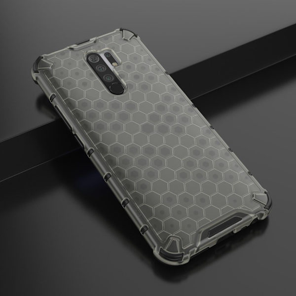 Bofink Honeycomb Xiaomi Redmi 9 Etui - Sort Black