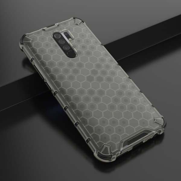 Bofink Honeycomb Xiaomi Redmi 9 skal - Svart Svart