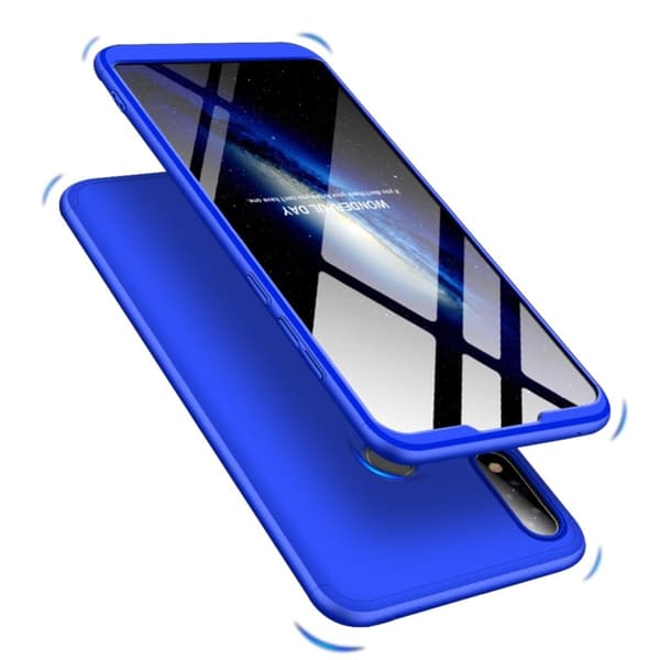 GKK ASUS ZenFone Max Pro (M2) 3-i-1 avtakbar deksel - Blå Blue