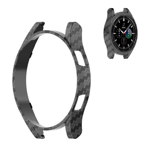 Samsung Galaxy Watch 4 Classic (42mm) ainutlaatuinen suojakuori - Hiilikuitu Black