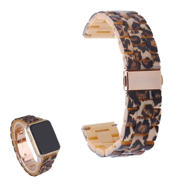 Apple Watch Series 5 40mm pitch themed klockarmband - Leopard multifärg