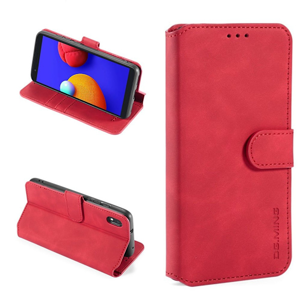 DG.MING Samsung Galaxy M01 Core / A01 Core Retro Case - Punainen Red